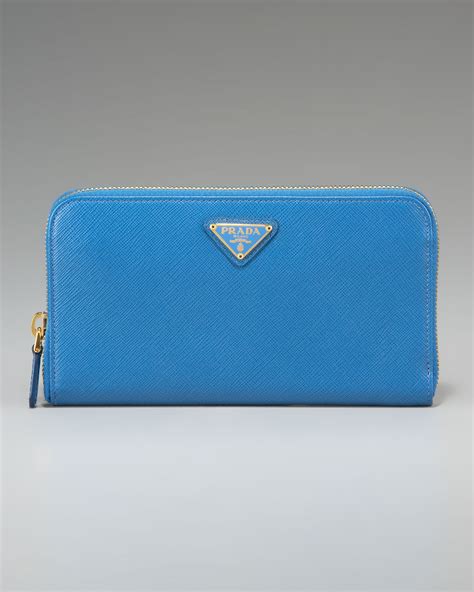 prada saffiano wallet blue|Prada saffiano wallet dupe.